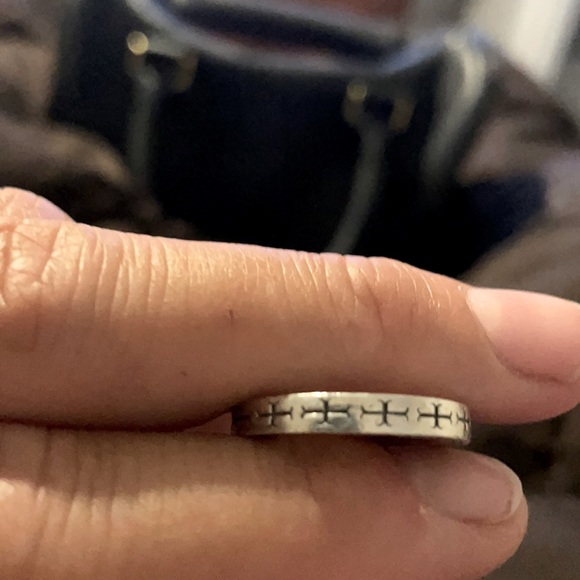 3mm Chrome Hearts Silver”Fuck You “ Stackable - Picture 7 of 7